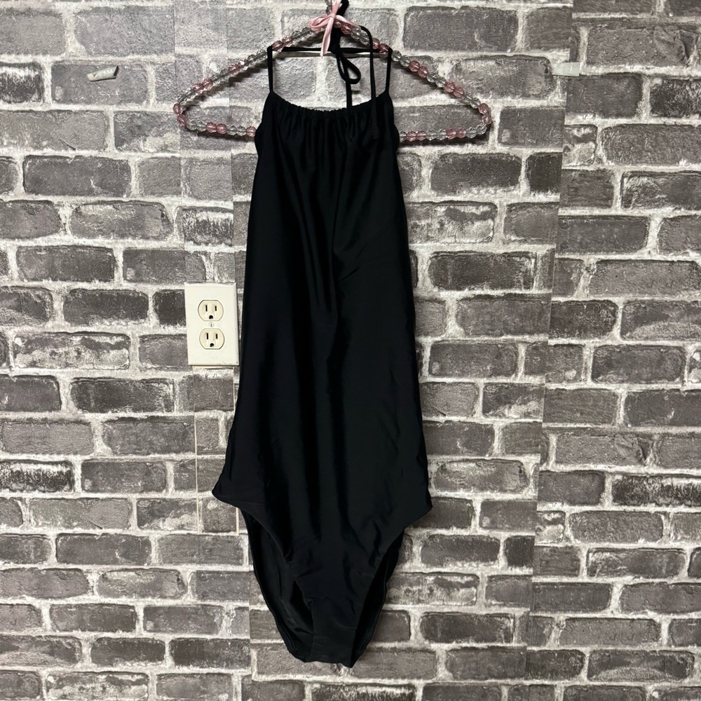 Loft beach swimsuit black one piece